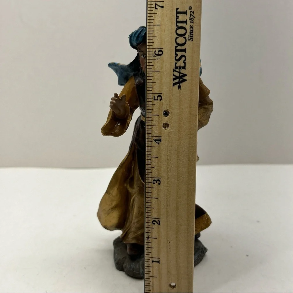 Vtg Rare 6.5” African American Wiseman Nativity Replacement Figure Christmas
